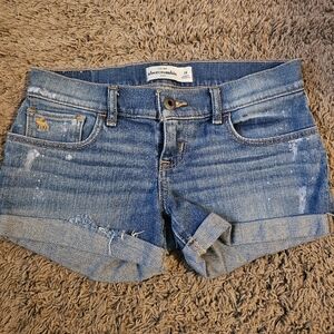 Abercrombie kids jean shorts